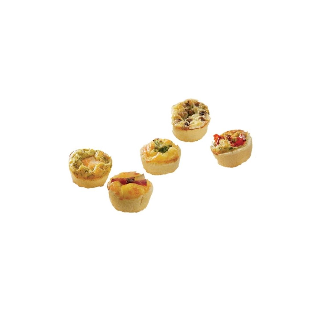 Mini Quiche kreativ von Meeting-Snackservice Ihrem Münchner-Fingerfood-Catering