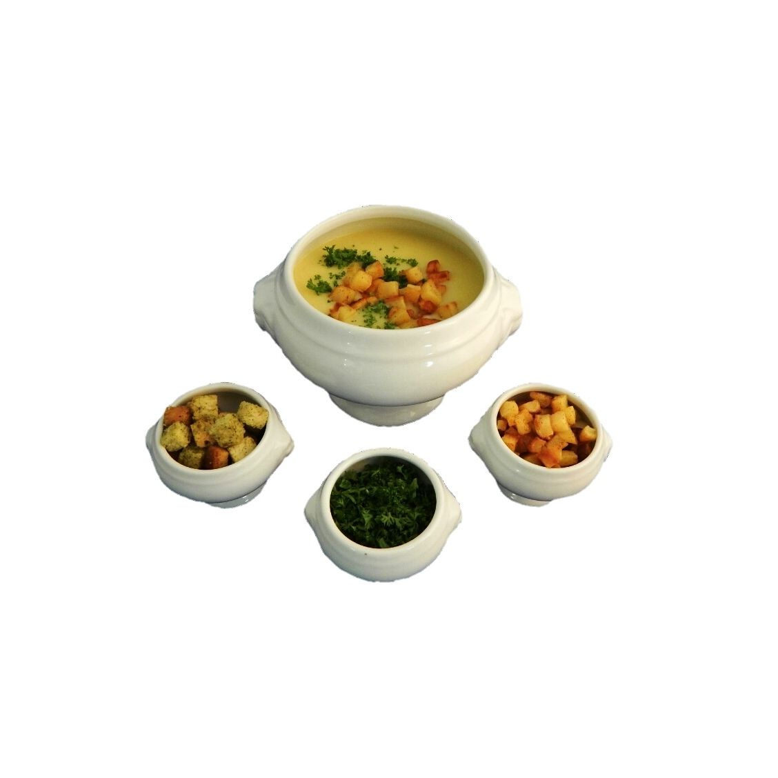 Kartoffelsuppe vegetarisch von Meeting-Snackservice Ihrem Münchner-Fingerfood-Catering